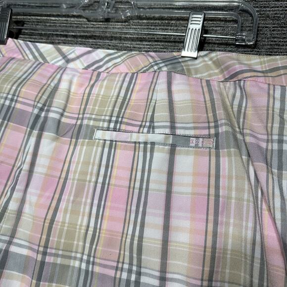Izod Skorts Women's Size 16 Pink Plaid Golf Classix Cool FX - Picture 7 of 13